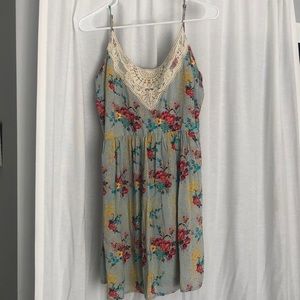 Short length floral dress